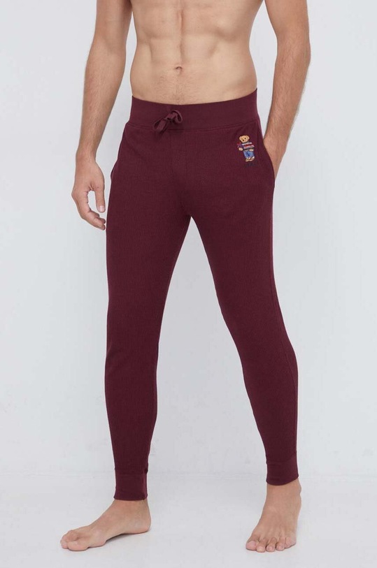 Odzież Polo Ralph Lauren piżama 714915966 bordowy