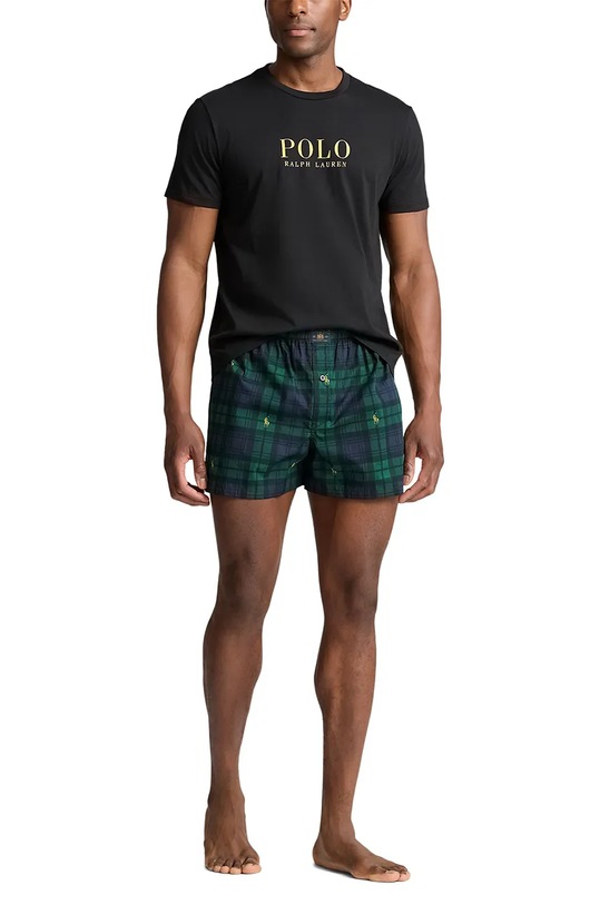 Polo Ralph Lauren pigama in lana sovrastampa multicolore 714915982