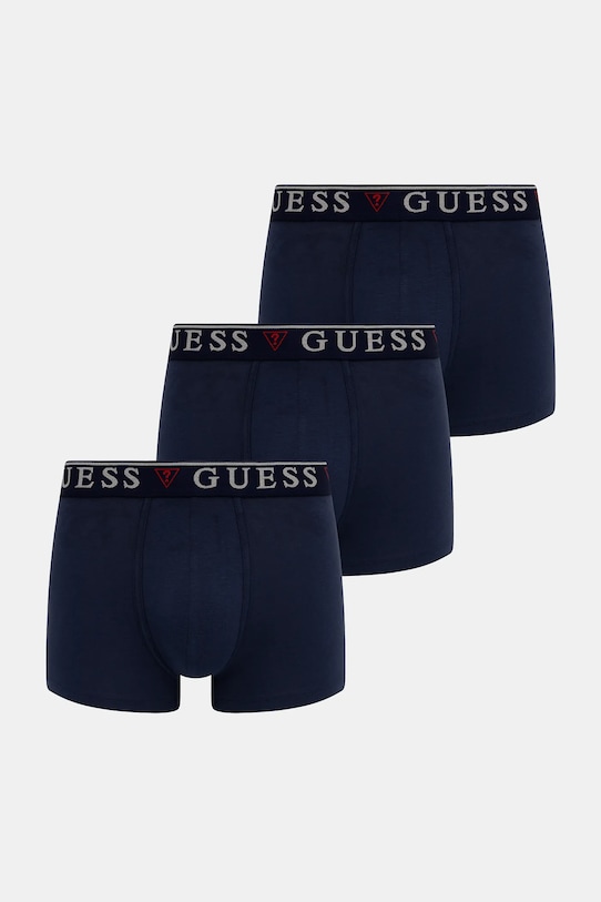 Guess bokserki BRIAN 3-pack dzianina granatowy U97G01.K6YW1