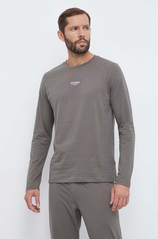 Дрехи Памучна пижама Guess DERRICK U2BX00.KBZG0 сив