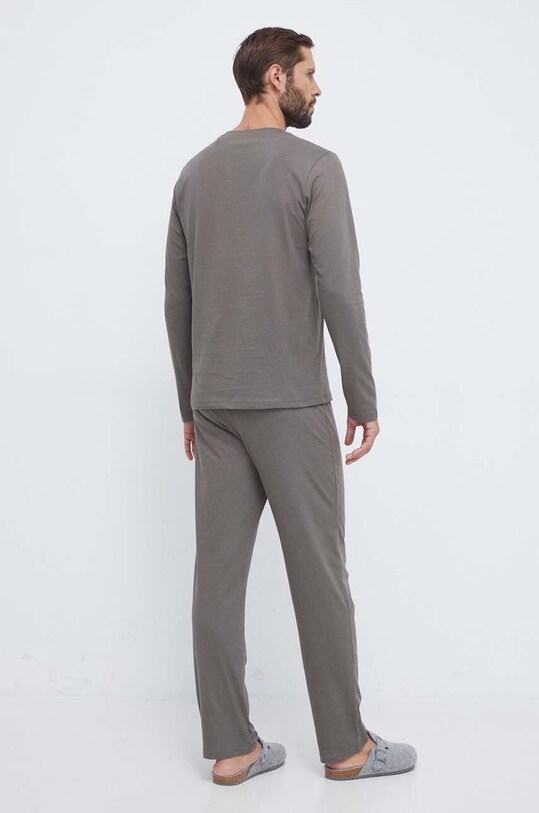 Βαμβακερές πιτζάμες Guess U2BX00.KBZG0 πράσινο AW23