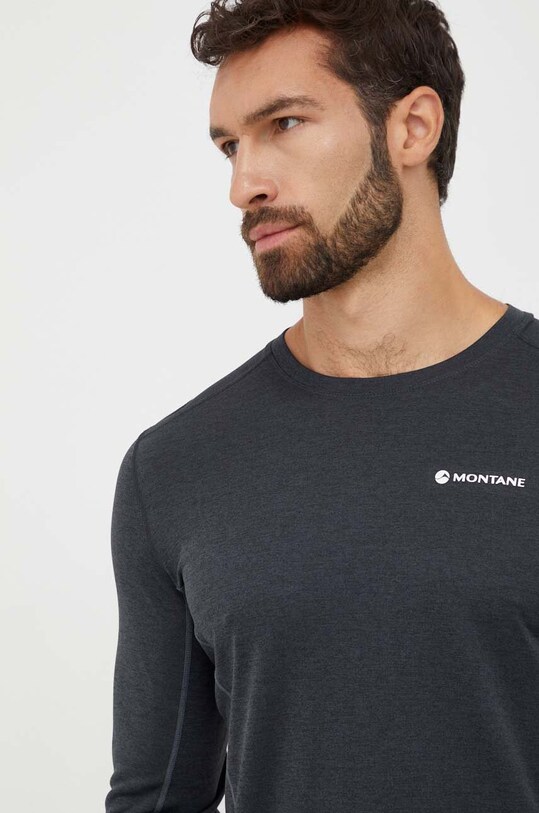 Montane longsleeve funcțional Dart negru MDRLS