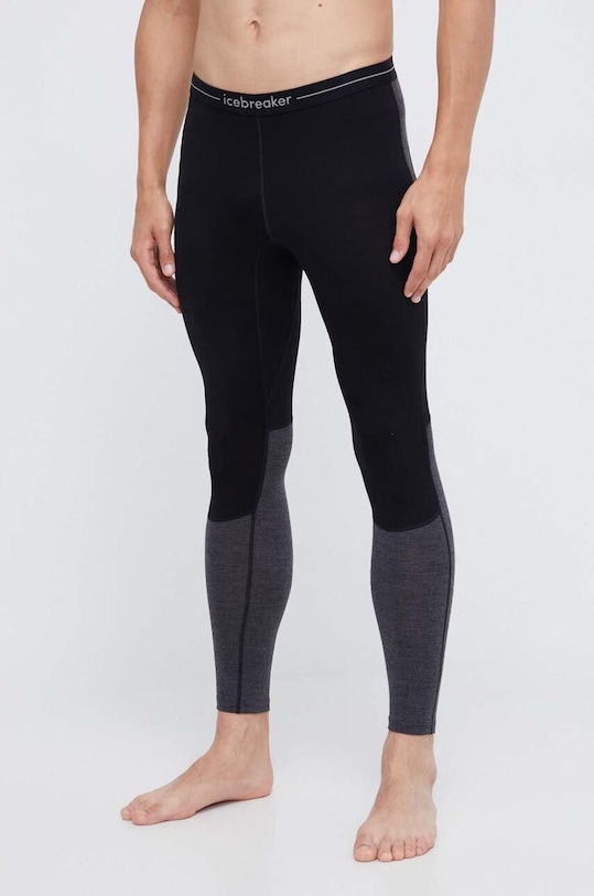 Icebreaker jambiere funcționale ZoneKnit 200 Planet friendly negru IB0A56HB0911