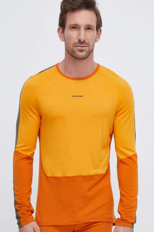 Icebreaker longsleeve funkcyjny 200 Sonebula IB0A56QH9461 pomarańczowy AW23