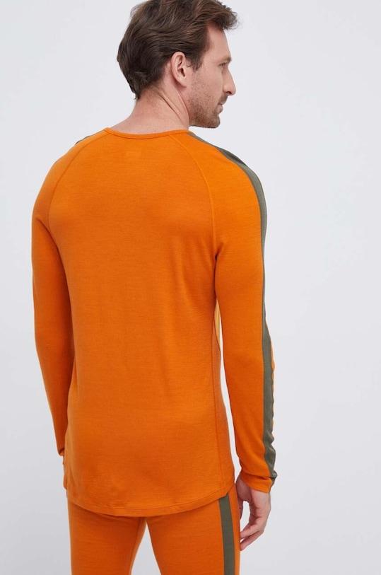Odzież Icebreaker longsleeve funkcyjny 200 Sonebula IB0A56QH9461 pomarańczowy