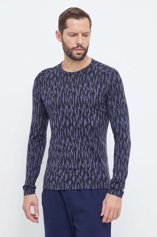 Icebreaker longsleeve funcțional Merino 200 Oasis Planet friendly negru IB0A56QSA531