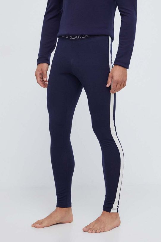 Icebreaker legginsy funkcyjne 200 Oasis Sonebula Planet friendly granatowy IB0A59JR1891