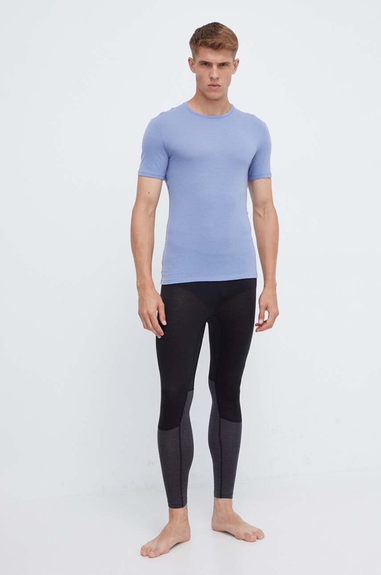 Icebreaker t-shirt funkcyjny Anatomica IB1030338851 niebieski AW23