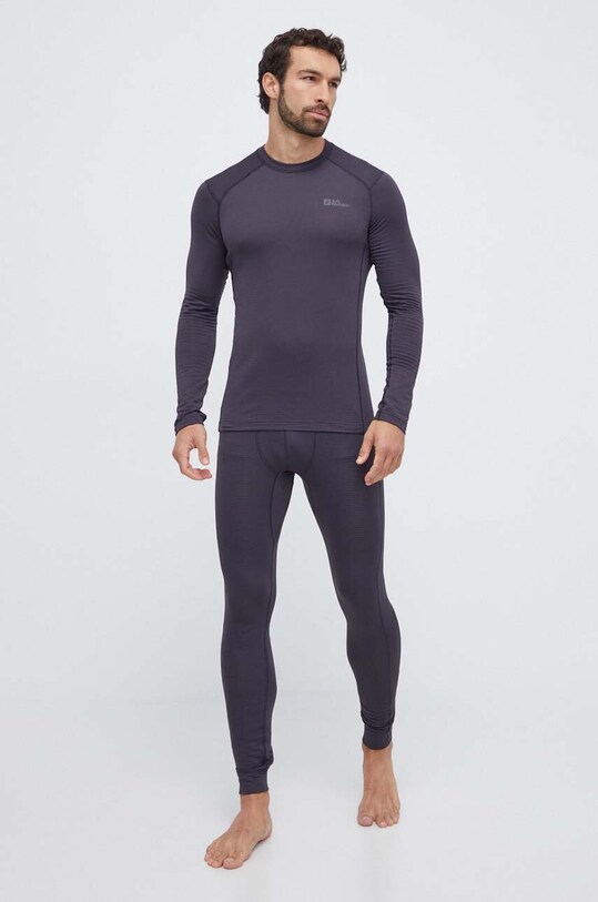 Funkcionalna majica dugih rukava Jack Wolfskin Infinite 1808312 siva AW23
