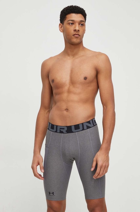 Under Armour pantaloni scurți de antrenament 1361602 gri SS25