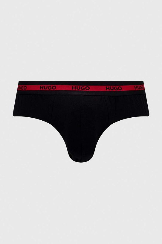 HUGO slipy 3-pack czerwony 50503100