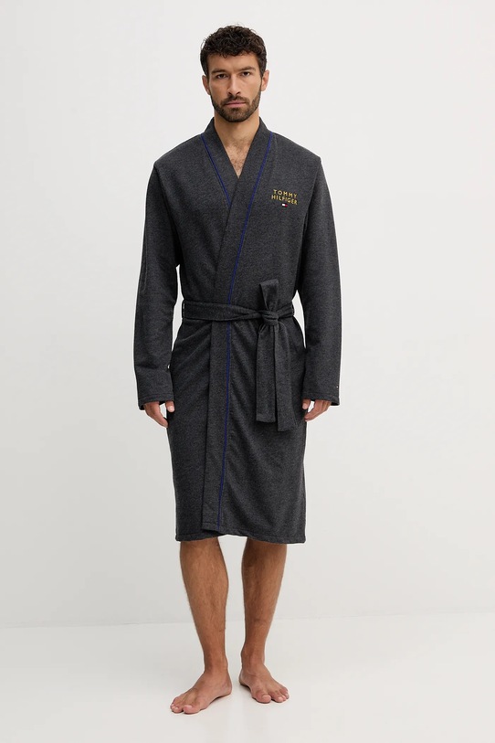 Župan Tommy Hilfiger nášivka šedá UM0UM02990