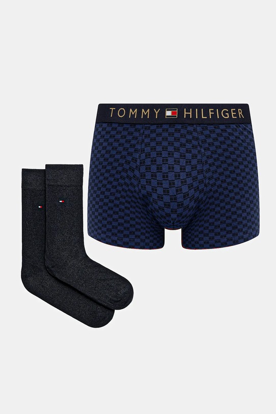 Set bokserice i čarape Tommy Hilfiger pletivo mornarsko plava UM0UM03048