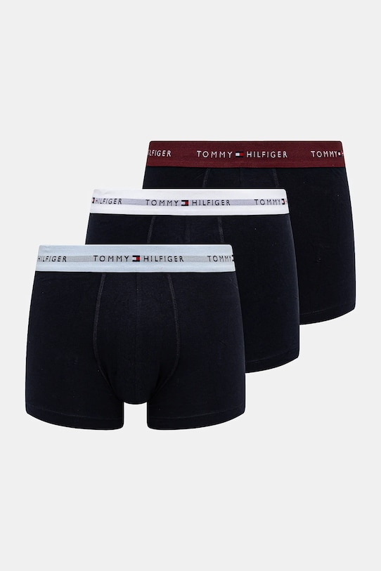 Боксери Tommy Hilfiger 3-pack трикотаж чорний UM0UM02763