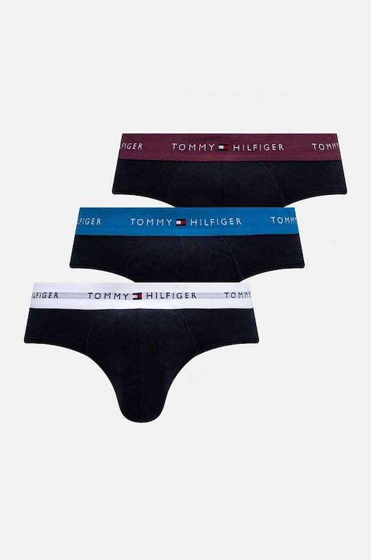 Tommy Hilfiger slipy 3-pack dzianina granatowy UM0UM02904