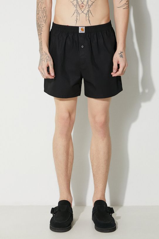 Pamučne bokserice Carhartt WIP pamuk crna I032355.89XX