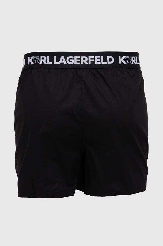 Pamučne bokserice Karl Lagerfeld 3-pack 236M2102 crna
