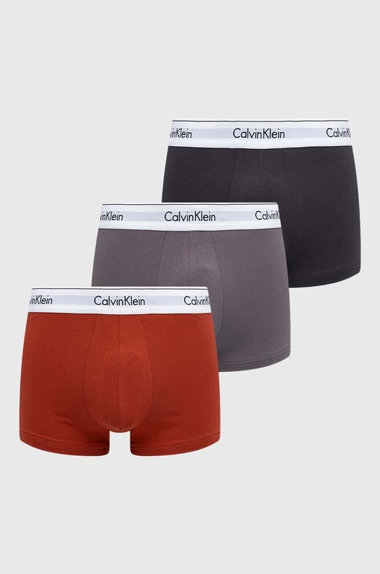 Calvin Klein Underwear bokserki 3-pack dzianina szary 000NB2380A