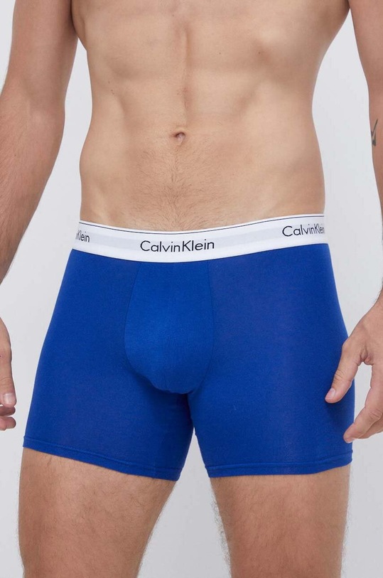 Oblečenie Boxerky Calvin Klein Underwear 3-pak 000NB2381A modrá