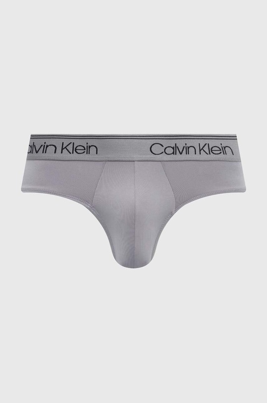 Slipy Calvin Klein Underwear 3-pak 000NB2568A sivá SS25