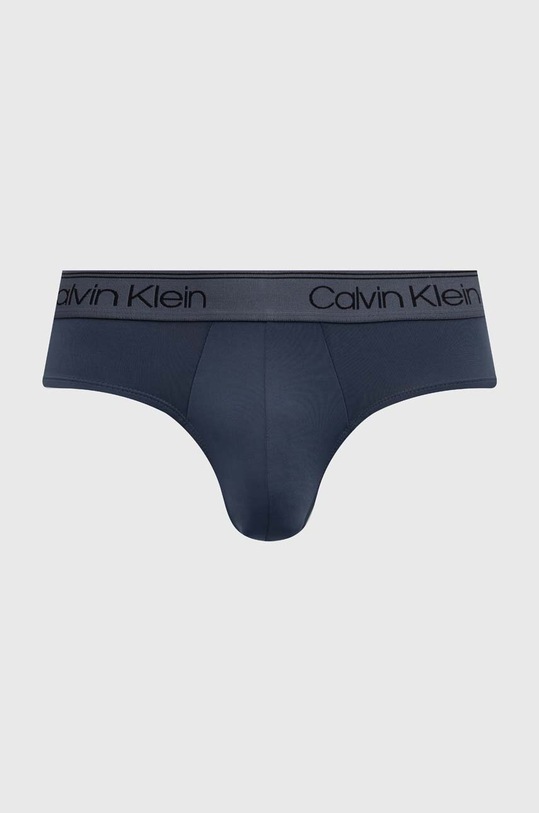 Slipy Calvin Klein Underwear 3-pak sivá 000NB2568A