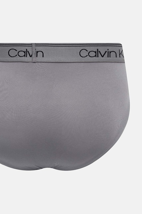 Slipy Calvin Klein Underwear 3-pak 000NB2568A sivá