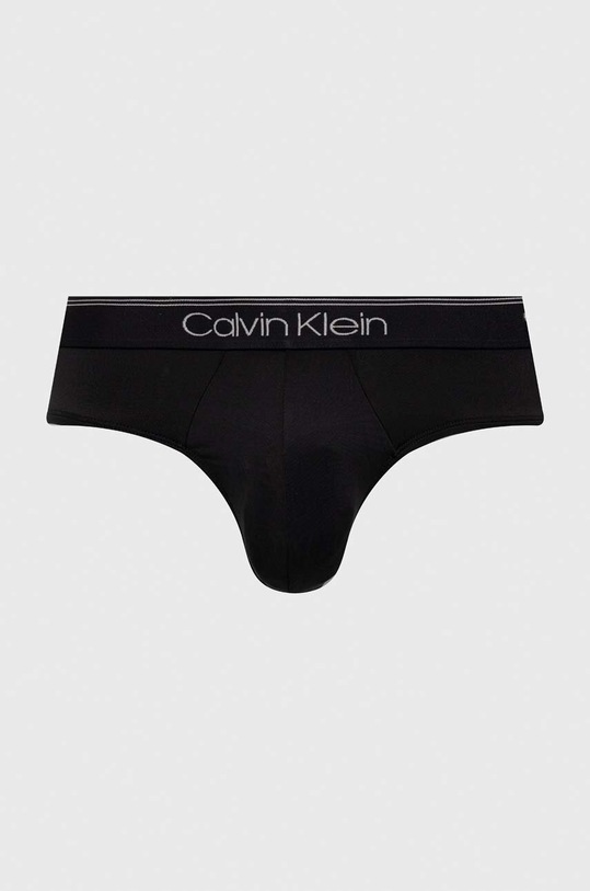 Slipy Calvin Klein Underwear 3-pak 000NB2568A čierna SS25