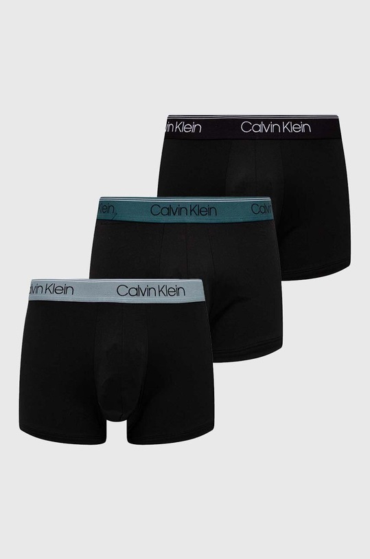 Boxerky Calvin Klein Underwear 3-pak pletenina čierna 000NB2569A