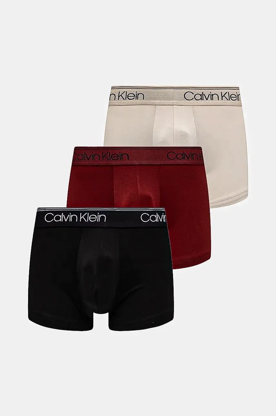 Boxerky Calvin Klein Underwear 3-pak pletenina čierna 000NB2569A