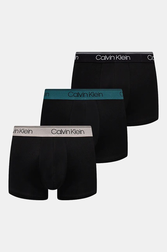 Boxerky Calvin Klein Underwear 3-pak pletenina čierna 000NB2569A