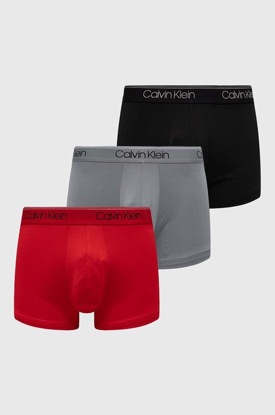 Boksarice Calvin Klein Underwear 3-pack Pletenina pisana 000NB2569A