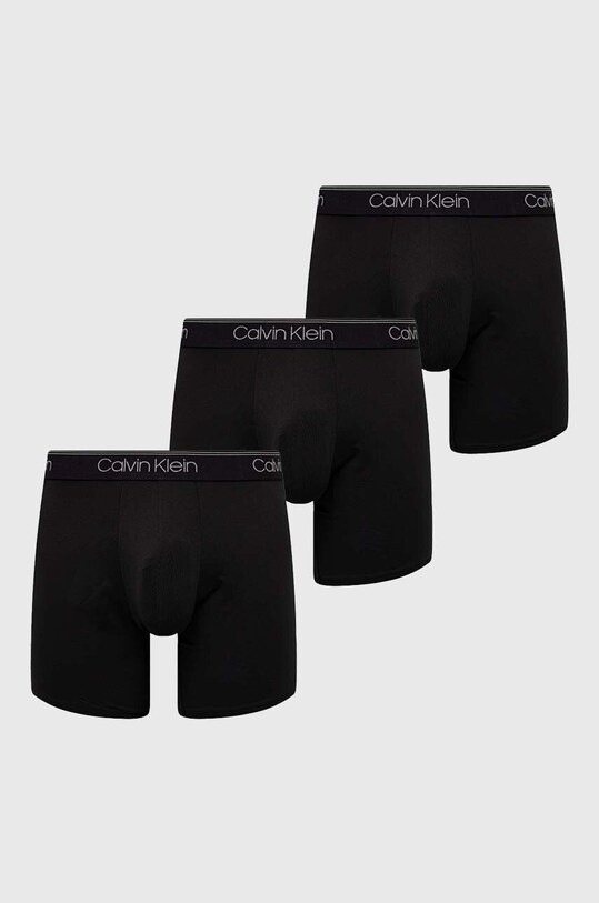 Боксеры Calvin Klein Underwear 3 шт трикотаж чёрный 000NB2570A