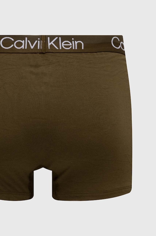 Odzież Calvin Klein Underwear bokserki 3-pack 000NB2970A zielony