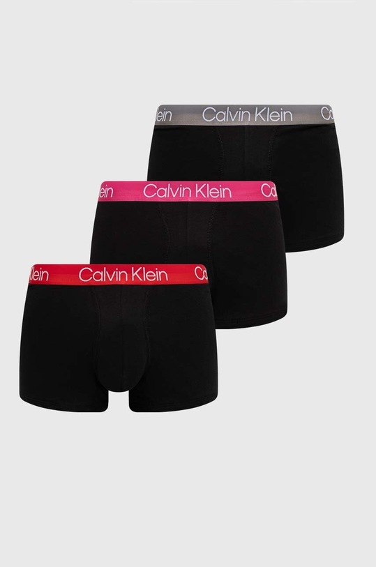 Calvin Klein Underwear bokserki 3-pack dzianina czarny 000NB2970A