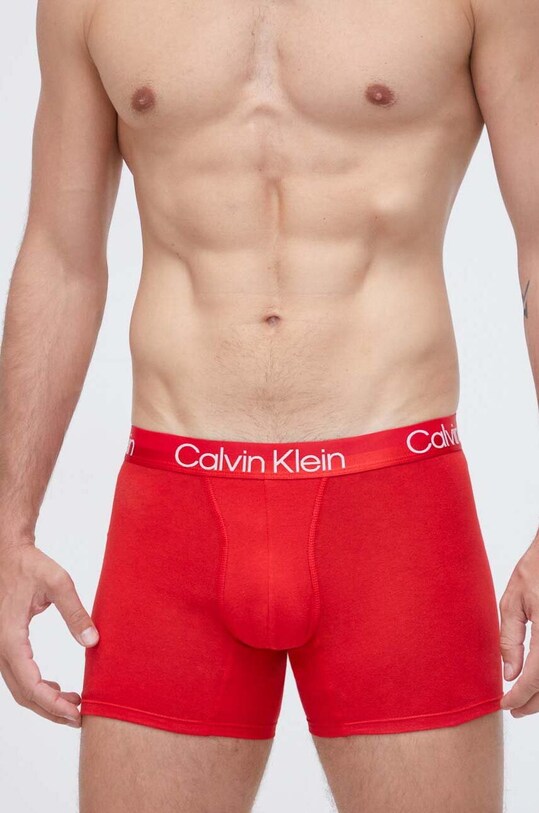 Calvin Klein Underwear bokserki 3-pack 000NB2971A czerwony AW24
