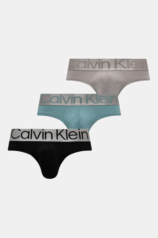 Calvin Klein Underwear slipy 3-pack dzianina multicolor 000NB3073A