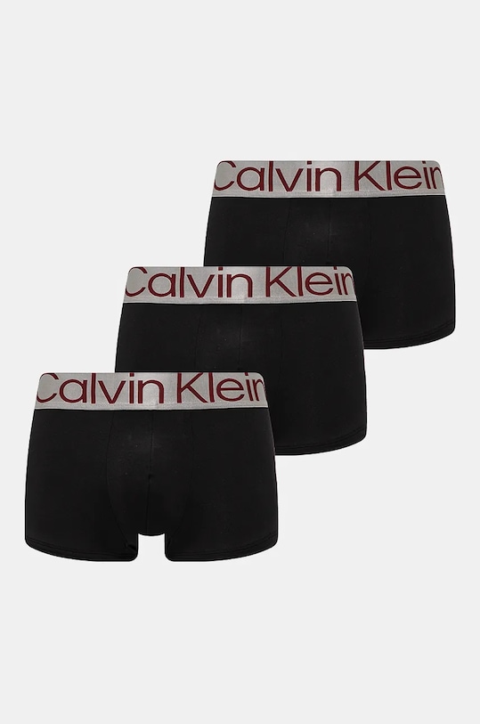 Boxerky Calvin Klein Underwear 3-pak pletenina čierna 000NB3074A