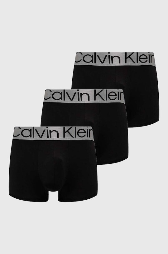 Calvin Klein Underwear bokserki 3-pack dzianina czarny 000NB3074A