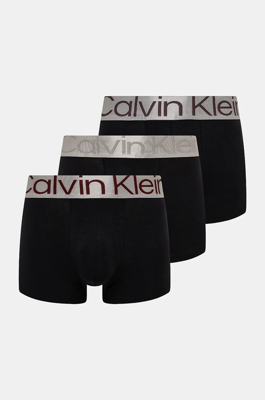 Boxerky Calvin Klein Underwear 3-pak pletenina čierna 000NB3130A