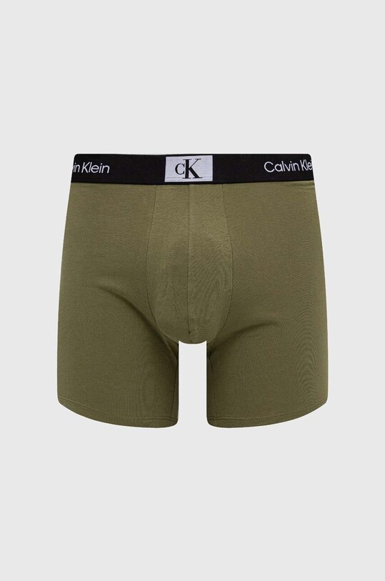 Ρούχα Μποξεράκια Calvin Klein Underwear 3-pack 000NB3529E πράσινο