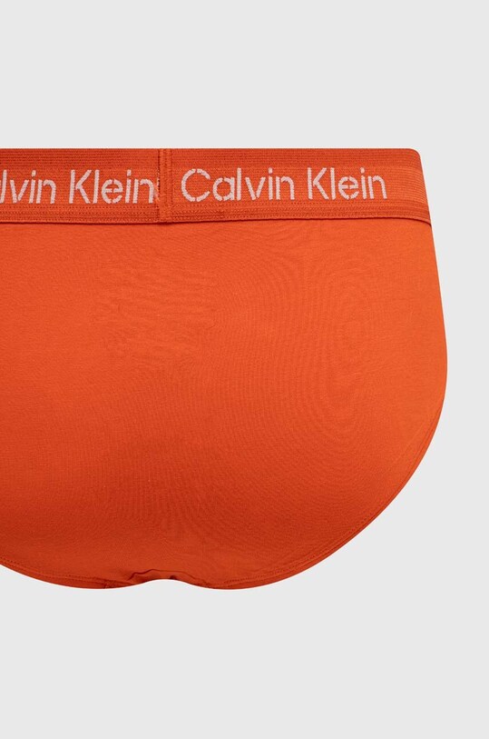 Calvin Klein Underwear slipy 3-pack 000NB3704A pomarańczowy