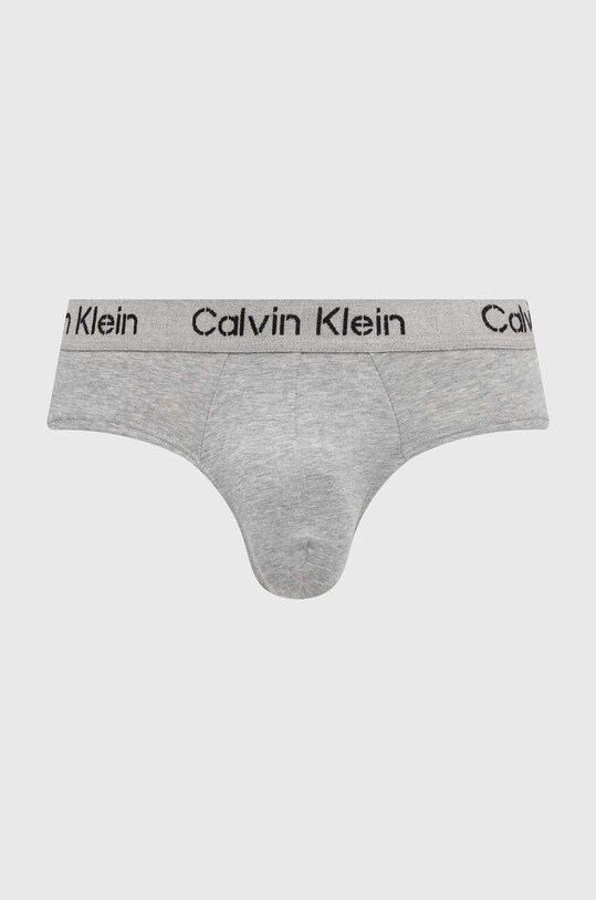 Calvin Klein Underwear slipy 3-pack 000NB3704A czarny AW23