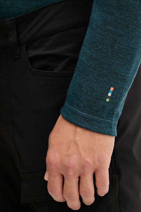 Smartwool longsleeve funkcyjny Classic Thermal Merino SW016350 zielony