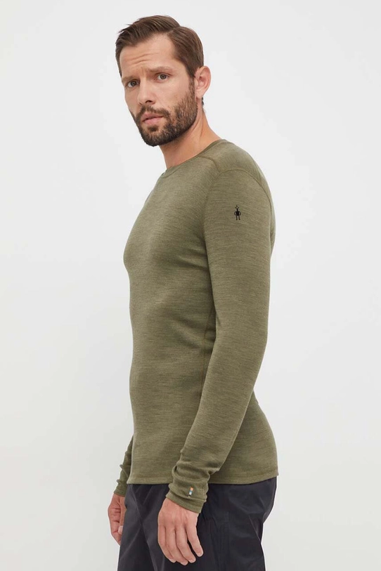 Îmbrăcăminte Smartwool longsleeve funcțional Classic Thermal Merino SW016350 verde