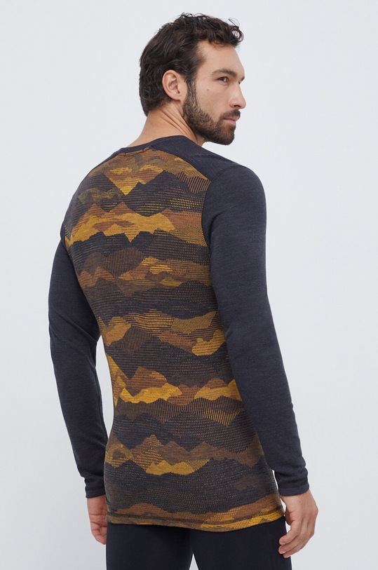 Odzież Smartwool longsleeve funkcyjny Classic Thermal Merino SW016350 brązowy