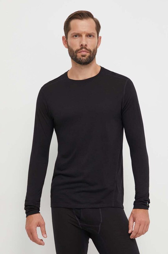 Smartwool longsleeve funkcyjny Classic All-Season Merino Planet friendly czarny SW016953