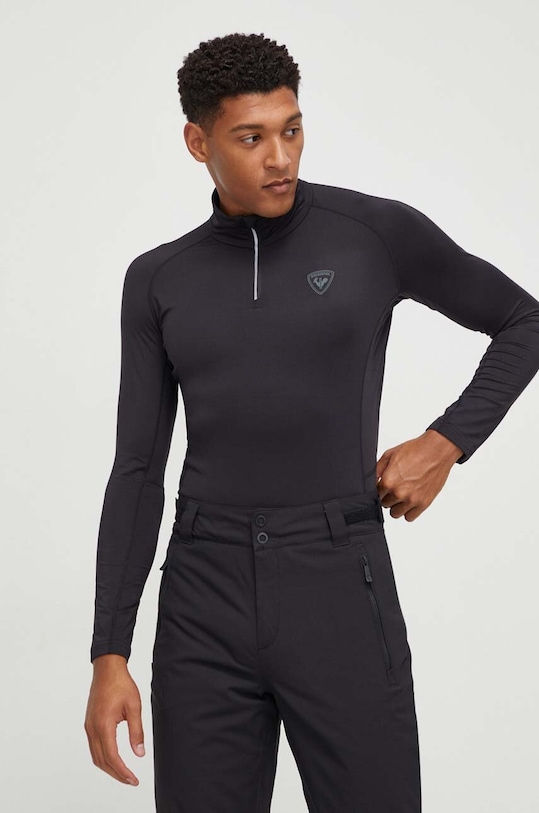 Rossignol longsleeve funkcyjny Classique sporty zimowe czarny RLMML07