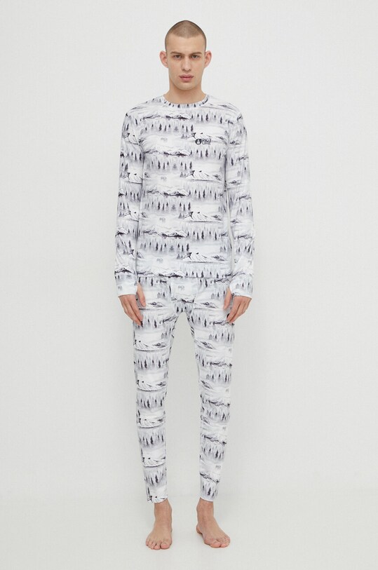 Picture longsleeve funcțional Nangha MTS1072 alb AW23