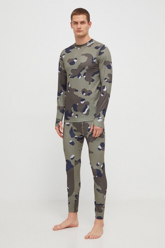 Funkčné tričko s dlhým rukávom Burton Midweight 10257110969 zelená AW23
