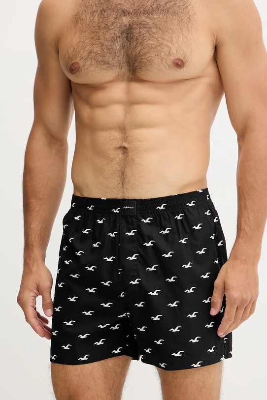 Îmbrăcăminte Hollister Co. boxeri de bumbac 5-pack KI314.3520.108 negru
